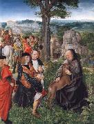 MASTER of Saint Gilles Saint Giles and the Wounded Hind oil